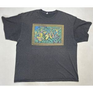 Calle Ocho Miami Music Festival 2017 Graphic T-shirt Men XXL Gray Art